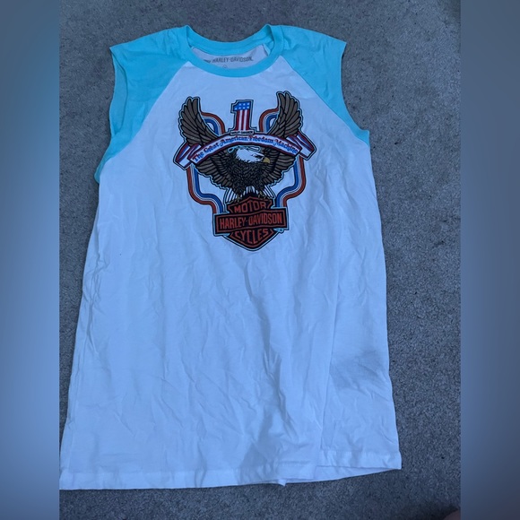 Harley Davidson sleeveless top - Picture 1 of 3